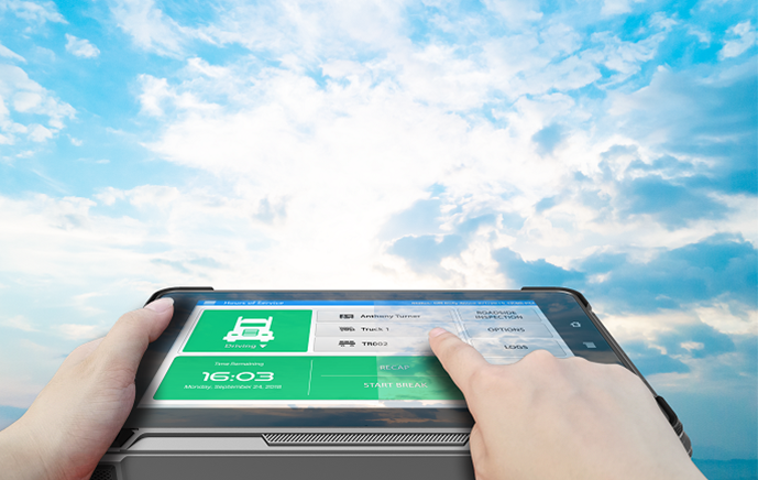 Sunlight readable screen