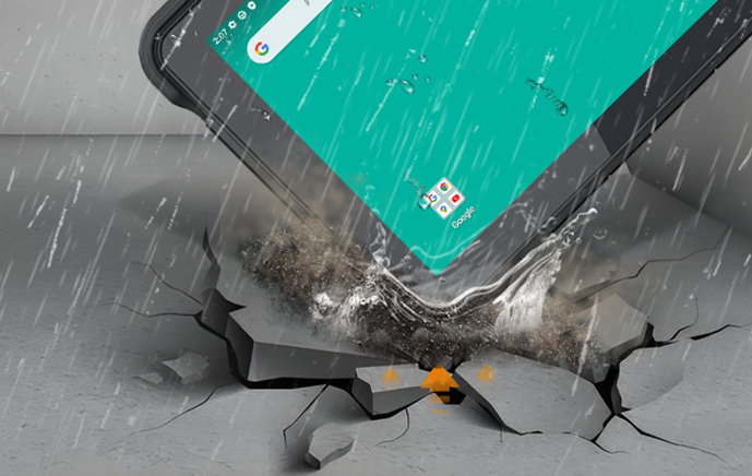 rugged design tablet